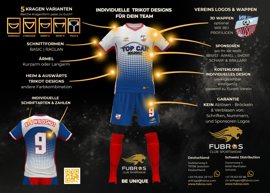 FUBROS Individuelle Trikot Designs-Front