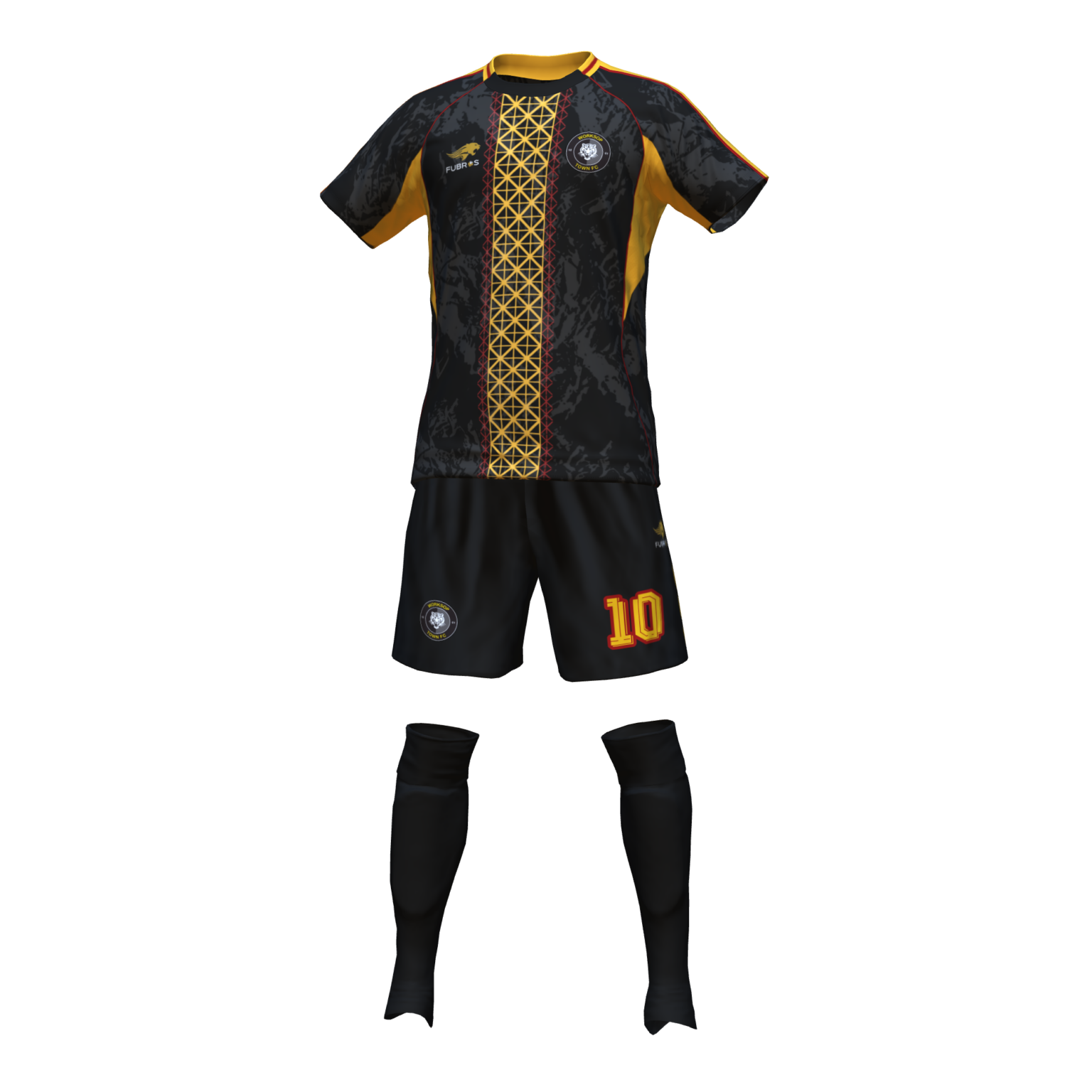 FUBROS Black-Gold Edition 1 Set front view